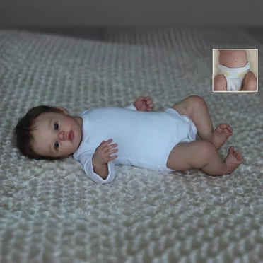 RBB 45CM Full Body Reborn Baby Doll Meadow 100% Handmade 3D Skin with Visbile Veins Collectible Doll Christmas gift, birthday gift