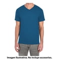 thumbnail image 2 of Playera Fruit of the Loom Para hombre cuello v, algodón sustentable, azul, talla M, 2 of 4