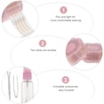 thumbnail image 2 of 1 Set of Mesh Lace Double Eyelid Stickers Invisible Double Eyelid Pastes (Pink), 2 of 7