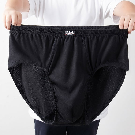 Elvqul Mens Underwear Big and Tall Briefs Loose Underwear for Men