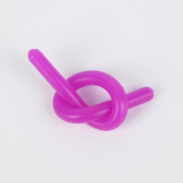 Juguete de cuerda elástica con pegamento suave TPR para descompresión sensorial visual a color, fideos, ventilación y descompresión