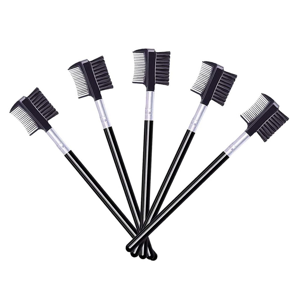 5Pcs Eyelash Comb and Eyebrow Brush Comb Eyebrow Eyelash Brush Makeup