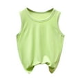 thumbnail image 2 of Cethrio Girls Summer Tank Tops, Casual Soft Comfy Sleeveless Girls Undershirts Green Size 10-12, 2 of 4