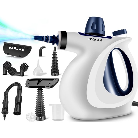 Handheld Pressurized Steam Cleaner with 11-Piece Accessory Set, Multi-Surface Steamer for Cleaning, All Natural Steam Cleaner for Home, Upholstery, Car, Floor, Kitchen and More C95