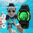thumbnail image 5 of SKMEI Watch, Digital Sport Waterproof LED Watch with Alarm Stopwatch for Ages 5-7-10-12, PU Strap, 5 of 8