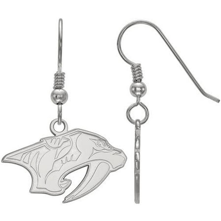 Logoart Dallas Stars Earring - LogoArt NHL Nashville Predators Sterling Silver Small Dangle Earrings
