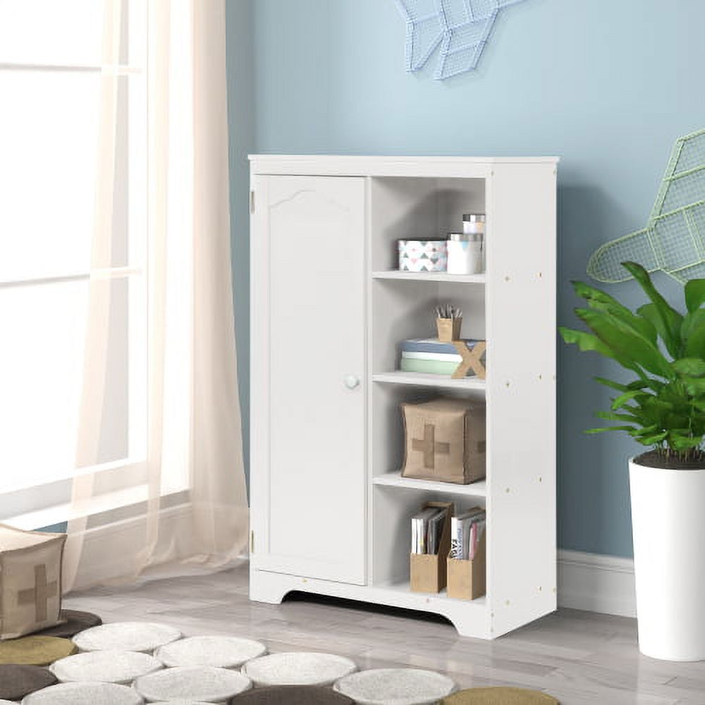 Cabinet with 4 Doors and 4 open shelgves for Living Room Office Bedroom -  Bed Bath & Beyond - 38168747