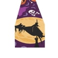 thumbnail image 2 of MKHERT Halloween with Pumpkins Table Runner for Office Kitchen Dining Room Wedding Party 16x72 inch, 2 of 4