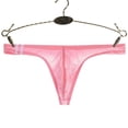 thumbnail image 2 of Tanga transparente de seda de hielo para hombre, ropa interior fina de cintura baja, sexy, con forma de U, pantalones cortos transpirables de verano para jóvenes, 2 of 6