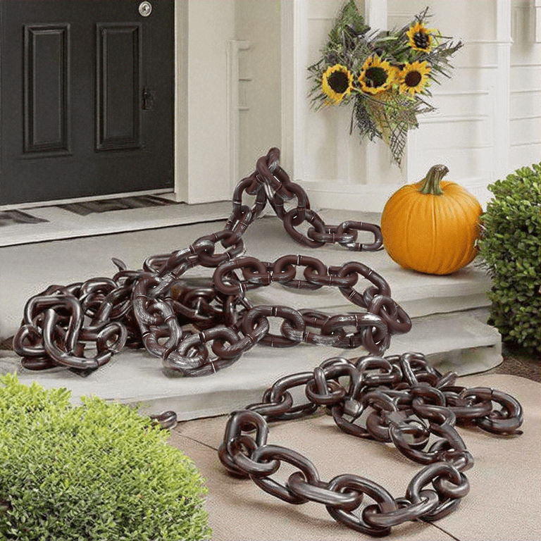 Holween Chain Halloween Chains 8 Pack Halloween - 6 Foot Prison Chain Props For ...
