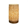 thumbnail image 3 of Eangee Home Design Mini Paper Cylinder Table Lamp, Shade Made Of Handmade Paper, 5x5x9 Inches, 3 of 6