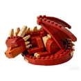 thumbnail image 5 of Sleeping Red Dragon Building Blocks Set – Cozy Fantasy Creature Decor, Whimsical Gift for Dragon Lovers, Compatible with Major Brick Brands, 5 of 5