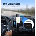 thumbnail image 3 of 2 Pack Metal Magnetic Phone Holder for Car [ 2022 Upgrade 8X N52 Magnets] Strong Magnet Car Mount, One Second Put and Take & Dashboard 360° Rotation, Fit with iPhone and All Smartphone., 3 of 5