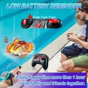 UUGEE Remote Control Cars, RC Car Boat Toys for Boys Kids, 2.4GHz 4WD Gesture 360° Rotating Drift Amphibious RC Stunt Car with LED Lights, Christmas Birthday Gifts for 8+ Year Old