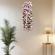 thumbnail image 5 of Guirnalda de pared colgante de flores violetas artificiales para bodas, decoración del hogar y eventos, ramos reutilizables de seda de orquídeas y glicinas, 5 of 6