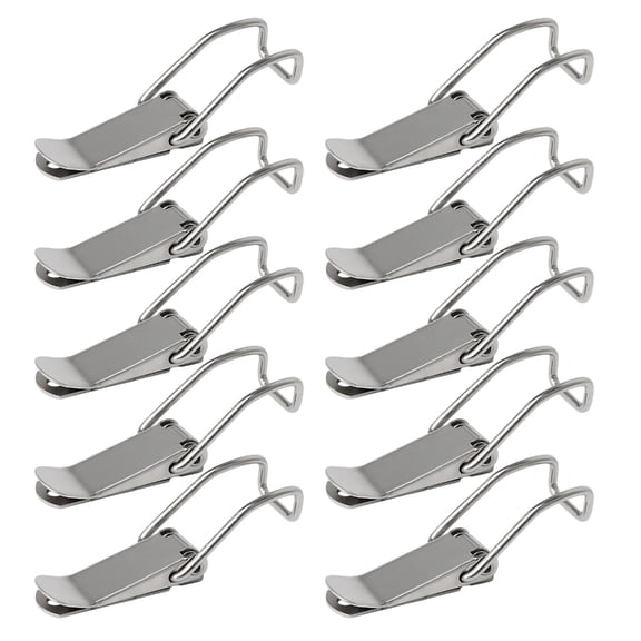 Industrial Latches Hook Smooth Polished Finish Secure Fastener 10pcs for Indoor Outdoor Structural Applications