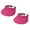 Fushia, variant on Top Headwear Sports Cotton Twill Clip-On Tennis Golf Sun Visor 3.5 Inch Wide Brim, 2 Pack Black