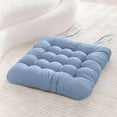 thumbnail image 2 of MKHSQHDG Today's Deals Solid Color Soft Chair Cushion 40*40Cm Polyester Fiber (Polyester) Chair Cushion Solid Wood Chair Cushion Family Dining Chair Cushion, 2 of 9