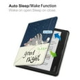 thumbnail image 3 of For Kobo Libra Colour 2024 7 inch N428 Origami PU Leather Case Magnetic Wake Sleep Soft Stand Cover Ebook Sleepcover Color Funda Black Kobo Libra Colour, 3 of 7