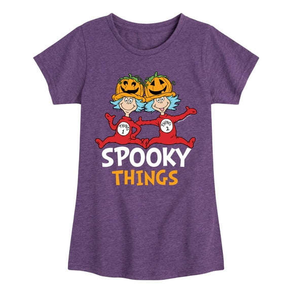 Dr. Seuss - Spooky Things - Toddler And Youth Girls Short Sleeve Graphic T-Shirt