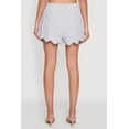 thumbnail image 4 of Womens Haute Monde Trendy Mid Rise Scallop Trim Shorts, 4 of 4