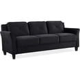 thumbnail image 2 of Bowery Hill Microfiber Sofa in Black, 2 of 5