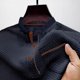 thumbnail image 4 of Blusa y camisa de cuello alto de manga corta para hombre, informal, de verano, a la moda, de color liso, con bolsillos y botones, blusa de cuello alto para hombre., 4 of 5