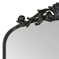 thumbnail image 6 of Kate And Laurel Arendahl Traditional Arch Mirror, 19 x 30.75, Antique Black, Baroque Inspired Wall Decor, 6 of 8