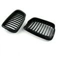 thumbnail image 3 of Front Fence Grill Grille ABS Matt Black Mesh For 2001-04 BMW 5-Series E39, 3 of 4
