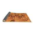 thumbnail image 2 of Ahgly Company Indoor Rectangle Abstract Orange Modern Area Rugs, 5' x 7', 2 of 4