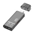 thumbnail image 1 of Lector de Tarjetas SD y TF de Alta Velocidad PD100W con Carga Rápida, 200 MB, Adaptador para Auriculares de 3,5 mm Tipo C 3.1, 1 of 1