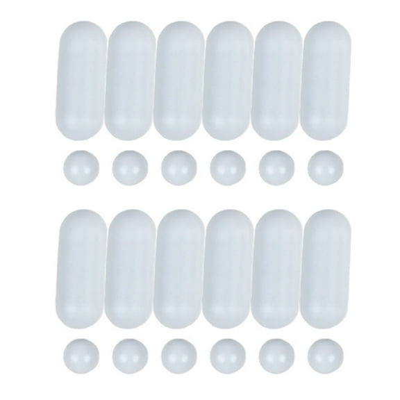 Non-slip Toilet for Seat Buffer Bumper Bathroom Toilet for Seat Cushion Noise Dampener Set Make the Toilet for Seat Flat
