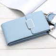 thumbnail image 4 of Solid Color PU Crossbody Bag Mini Sling Wallet coin purse solid Phone Pack Shoulder Bags Card Holder Coin Purse, 4 of 7
