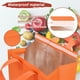 thumbnail image 5 of Bolsas Térmicas Aisladas Uxcell [20PCS] - Aislamiento Térmico de Alimentos - [Naranja-9.4IN], 5 of 7