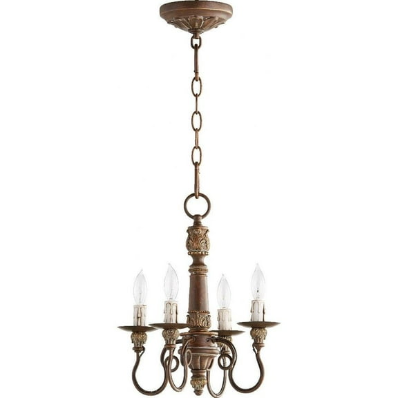 Transitional Four Light Chandelier-Vintage Copper Finish Bailey Street Home 183-Bel-3401057
