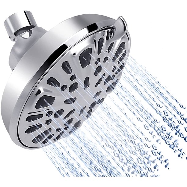 Rain shower head, 9 jet types, rain shower head, watersaving, pressure