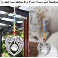 thumbnail image 3 of Jinsinto Angel Wing Pendant with Crystal Ball Rainbow Suncatcher Window Home Decor, 3 of 5