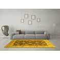 thumbnail image 3 of Ahgly Company Machine Washable Indoor Rectangle Oriental Yellow Traditional Area Rugs, 5' x 7', 3 of 4