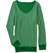 No Boundaries - Juniors Plus Long-Sleeve V-Neck Thermal Tee