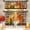 Autumn Pumpkin Tree, variant on dinii Fall Checkered Pumpkin Kitchen Curtains with Valance and Tier Sets 36 Inch, 3 Pieces Thanksgiving Autumn Rod Pocket Drapes Window Treatment Curtains for Kitchen Over Sink Dining Room Decor