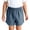 Z3-Blue-mkosplrt baggy bermuda shorts, variant on MKOSPLRT Kid's Sweat Shorts Casual Solid Pull on Shorts Comfy Cotton High Elastic Waisted Workout Lounge Shorts 3Months-4Years