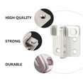 Voiceine 2 Sets Stainless Steel Sliding Latch Durable Gate Latch Safety