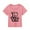 Pink, variant on Toimothcn Toddler Girl's T Shirt Short Sleeve Casual Rugby Football Letter Printed Crew Neck Soft Loose Comfortable Tees 1-2 Years