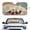 Boho Mandala Roosters, variant on Xixirimido Windshield Sunshade for Car Foldable Front Window Cover Sun Shade Sun Visor Block UV Rays Universal Fit Automotive Accessories, Abstract Marble