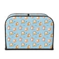 thumbnail image 2 of Goofa Corgi Dog 1 Print Toaster Cover 4 Slice, Four Slice Bread Machine Cover Quilted Toaster Covers Bread Maker Cover Kitchen Appliance Cover, 2 of 7