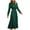 Green, variant on mtvxesu Womens Dresses, Fashion Women Spring Sexy Casual V-Neck Solid Long Leeve Dress Midi Dresses