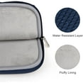 thumbnail image 5 of RAINYEAR 14 Inch Laptop Sleeve Diamond Foam Shock Resistant Neoprene Padded Case Fluffy Lining Zipper Cover Carrying Bag Compatible with 14" Notebook Computer Tablet Chromebook (Navy Blue), 5 of 7