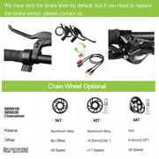 BAFANG BBS02B 48V 750W Mid Drive Kits Mid Motor Ebike Conversion Kits with 44T Chainring Wheel and EKD01 Display for BB 68-73mm Mountain Bike Road Bike (No Battery)