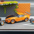 thumbnail image 5 of 1/64 Wheels and Tires,Detachable wheels, Orange and Blue color for Upgrade Mainline Diecast Model Cars,Real Rider Series,8 sets a pack.(MBK11), 5 of 6