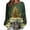 Army Green, variant on Aofany Womens Christmas Sweater Crew Neck Christmas Tree Graphic Shirts Oversized Xmas Pullover Sweater